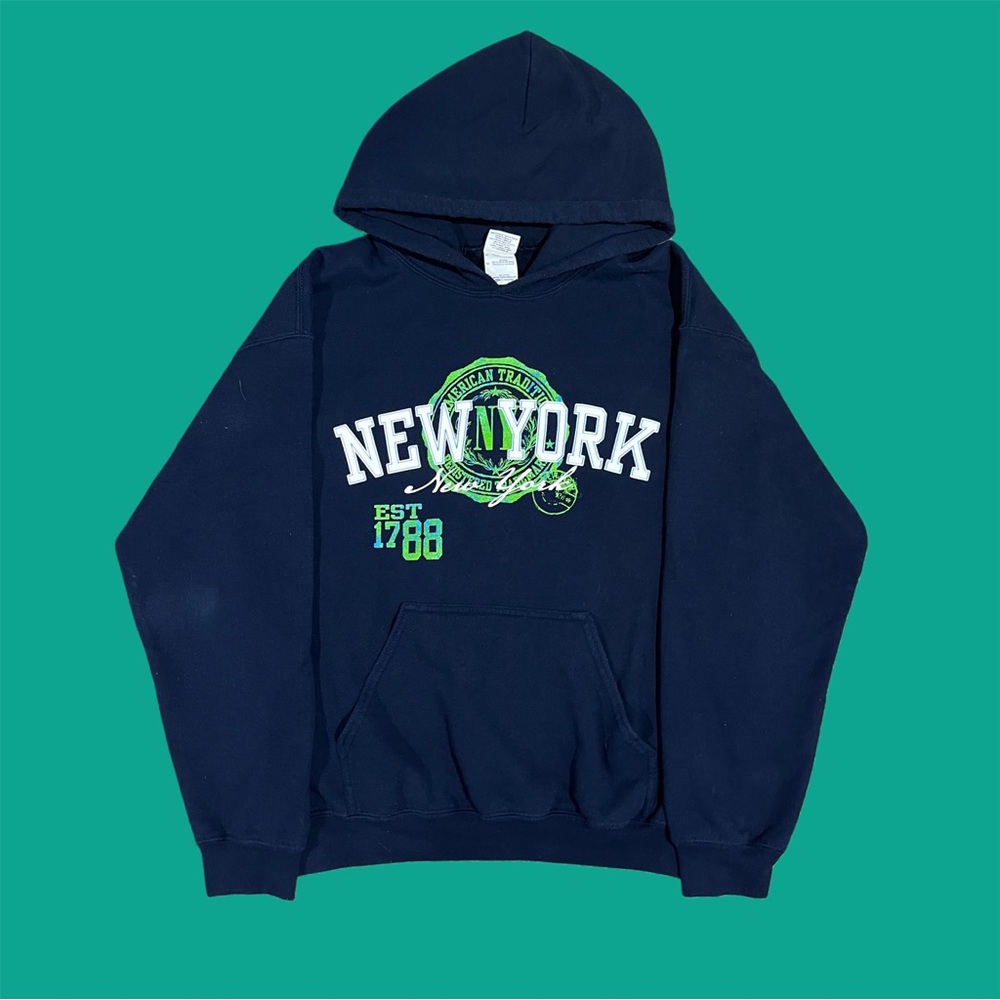 Vintage American Tradition New York Graphic Hoodie